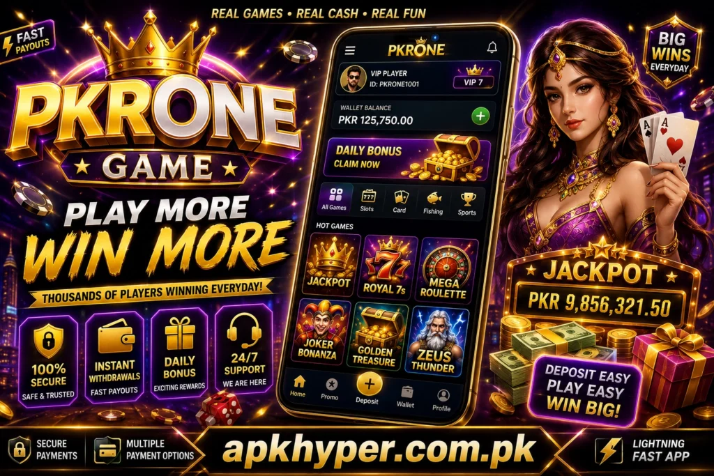 Download Official PKRONE APK for free now
