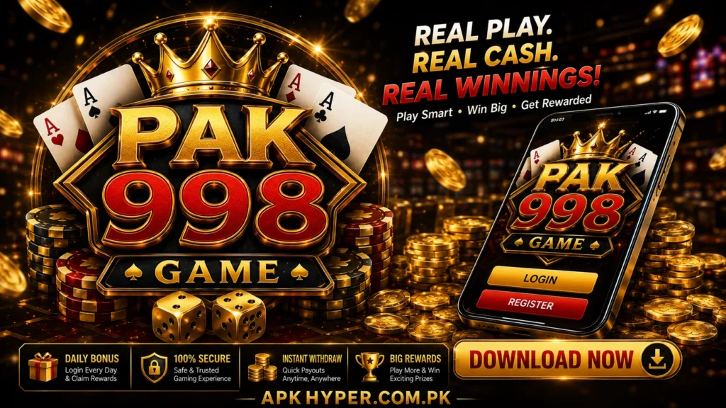 Download PAK998 Game APK New (Trusted APK in Pakistan 2026)