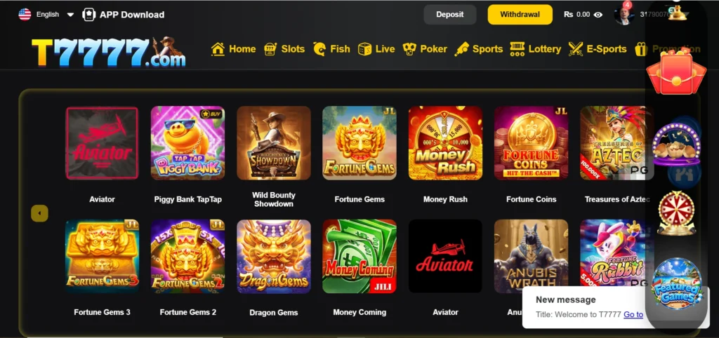 Download T7777 Game Latest Real Earning APK in 2026