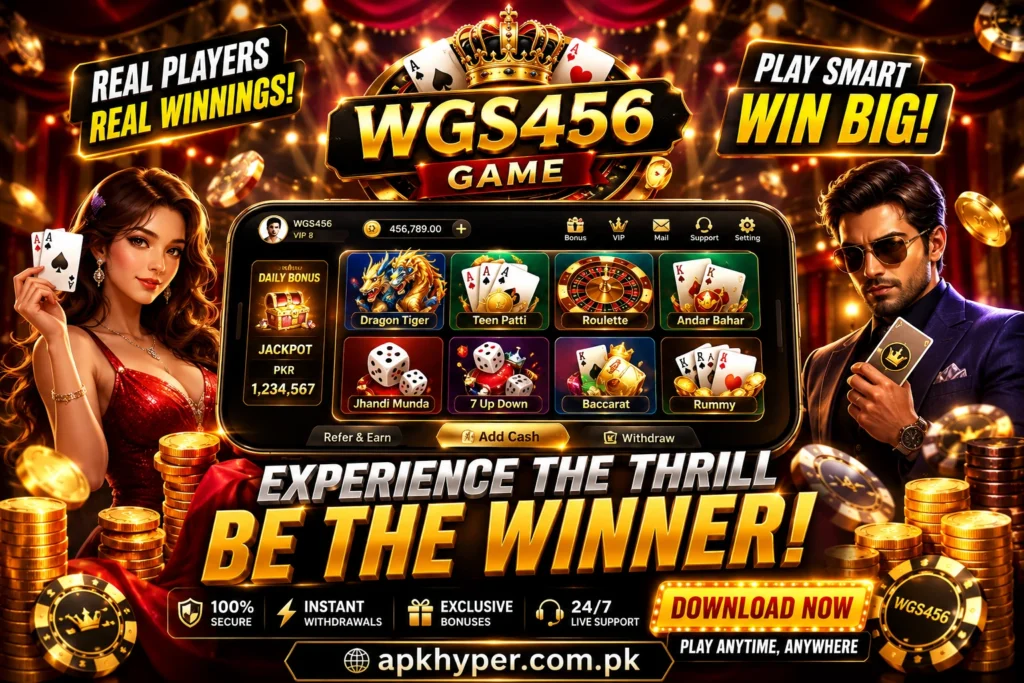 Download wgs456 apk for enjoying real money