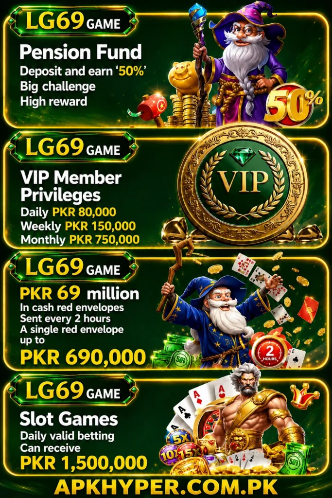 Enjoy mega bonuses and smooth gameplay with LG69 GAME