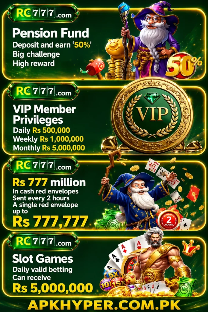 RC777 Game Promotions-Deposit Bonus, VIP Rewards & Mega wins