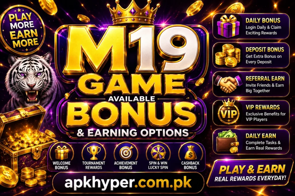 enjoy fast withdrawls & unlock mega bonuses with M19 Game