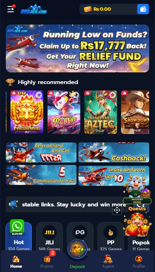 888ACE GAME Download Latest Top Earning Game in pakistan