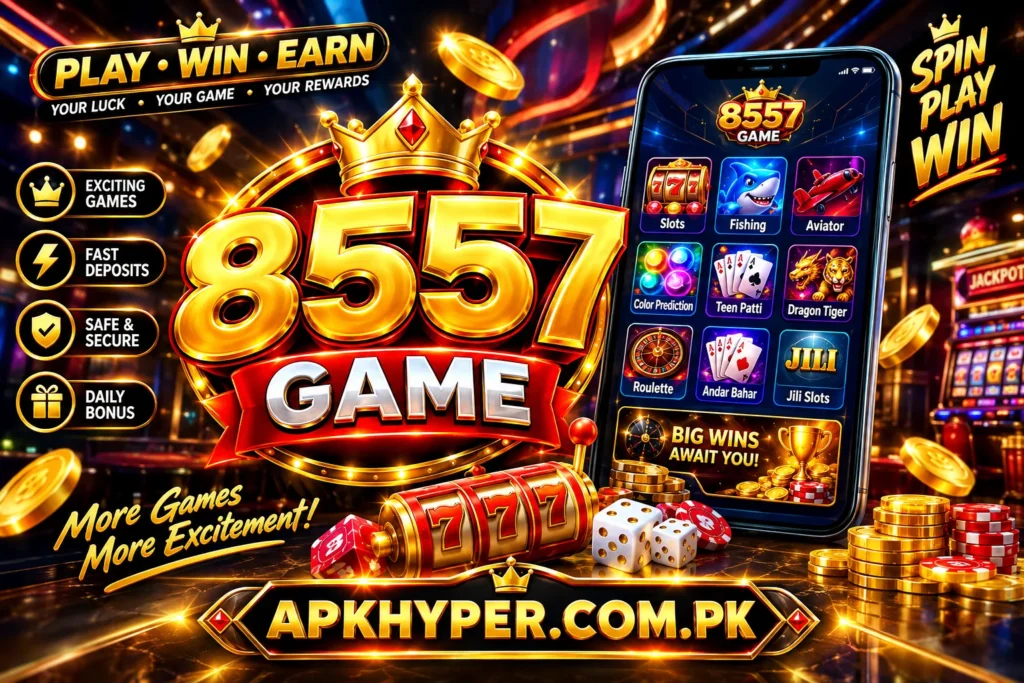 Download 8557 Game APK 2026 Latest Real Earning Platfrom in Pakistan