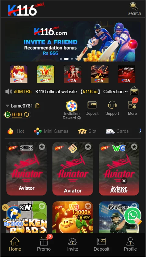 Download K116 Game APK Latest Version 2026 for Android