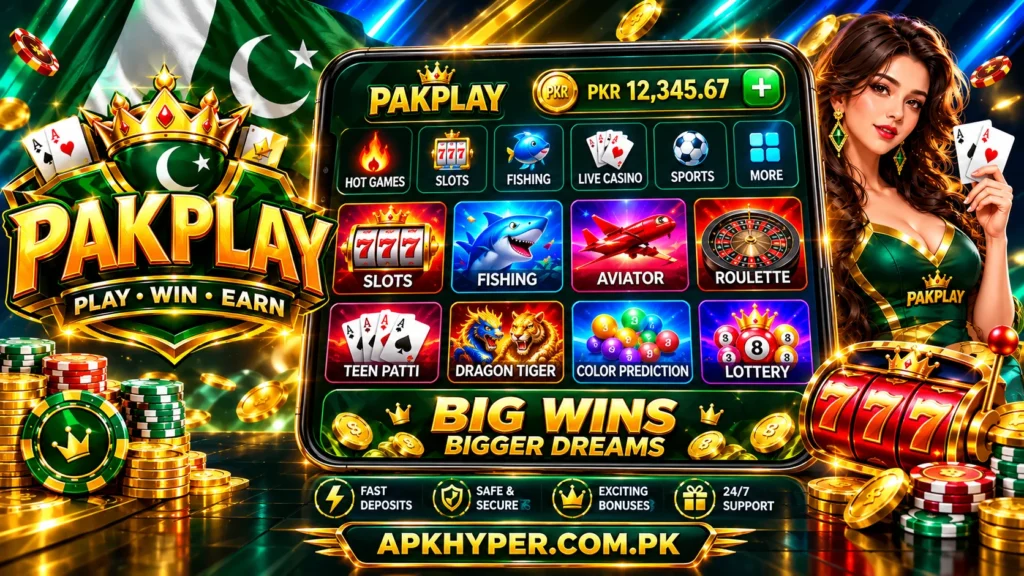 Download PakPlay Game APK 2026 and Win Rewards in Pakistan