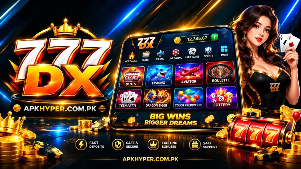 Enjoy trending real money games on 777DX apk 2026
